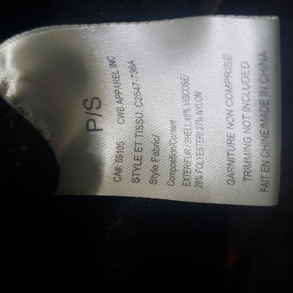 CT1949 Charlie B Black Long Sleeve Sweater with Pockets P/S - Picture 6 of 8